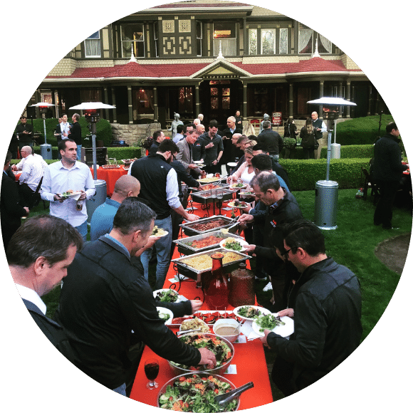 Corporate Event by Tony Caters, San Jose Caterer at Winchester House