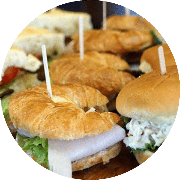 Corporate Lunch: Mini Cold Cuts and Tea Sandwiches