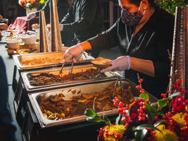 Mexican Food Catered Near San Jose - Taco Bar at 1000-Guest Corporate Event